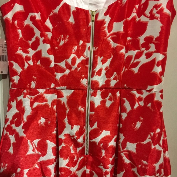 Offers?🧡 NWT Danny & Nicole orange print dress - Picture 5 of 8